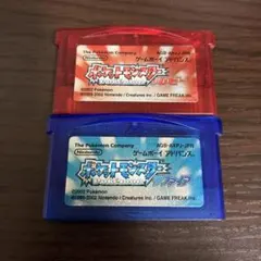 【電池交換済み】ゲームボーイアドバンス ポケットモンスター ルビー サファイア
