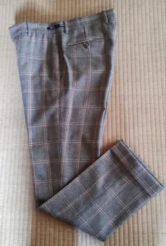 REM チェック柄ウールスラックス（検incotex）