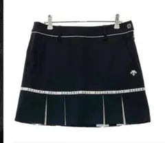 DESCENTE GOLF レディース ゴルフスカート ブラック