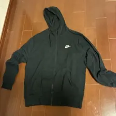 NIKE ジップアップパーカー ブラック メンズ