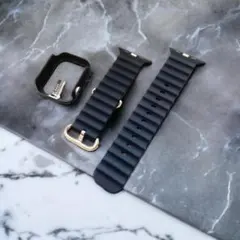 45mm お洒落 アップルウォッチベルト　カバーセット