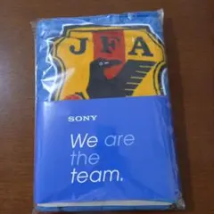 미사용 JFAオリジナルバスタオル ソニーWe are the team