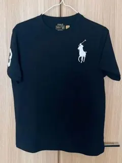 ポロラルフローレン　キッズ　ビッグポニー　半袖tシャツ　ブラック　L