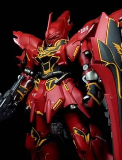 スペシャルコーティング風】HGUC1/144 シナンジュ、全塗装完成品