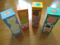 【DJECO】ジェコ 12カラー アニマル キューブパズルのサムネイル