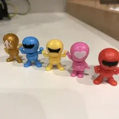 戦隊ヒーロー フィギュアセット 5体　コンプリート