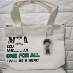 僕のヒーローアカデミア 緑谷出久 キャンバスバッグ アクリルキーホルダー付き