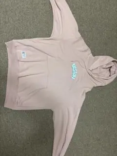 VISION STREET WEAR ピンクパーカー M