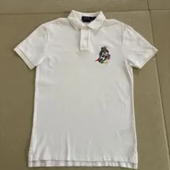 ポロラルフローレン ポロベア ポロシャツ カスタムスリムフィット 白