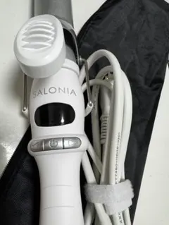 SALONIA カールヘアアイロン ホワイト