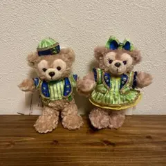 【新品未使用】ダッフィー &シェリーメイ 15周年 ぬいぐるみバッジ