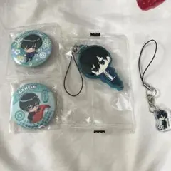 ブルーロック ブルロ 糸師凛 くら寿司 缶バッジ ラバーストラップ