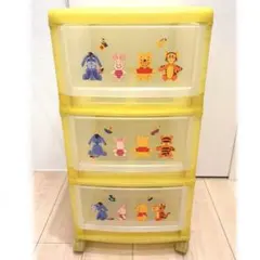 レア✨️ ディズニー プーさん　ケース　衣装 おもちゃケース 収納 カラーボックスのサムネイル