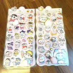 ちいかわ　クレヨンしんちゃん　おしりシール　2点セット