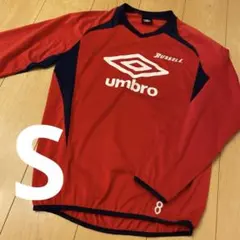 umbro RUSSELL 赤 長袖 ピステ 練習着　サッカーシャツ8