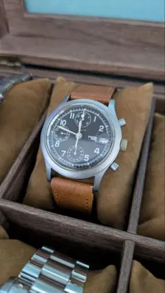 エクサルトEXALT 手巻きクロノグラフ メンズ腕時計 稼働 美品 Yahoo!オークション - 激レア EXALT エクサルト クロノグラフ 手