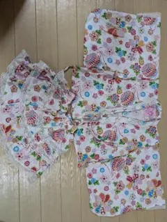 子供女の子甚平スカートセット120㌢