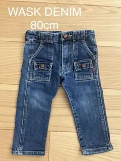 【最終価格】ベビー　WASK DENIM デニムパンツ 80cmのサムネイル