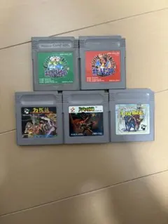 ポケモン　赤緑　ドラキュラ伝説　ラストバイブル　ダブルドラゴン　ゲームボーイ