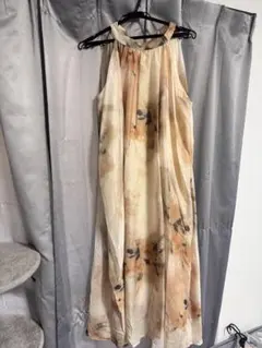 Dazy 花柄キャミワンピース ベージュ系