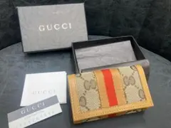 GUCCI GGキャンバス キーケース