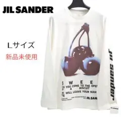 JIL SANDER ジルサンダー プリント長袖Tシャツ Lサイズ