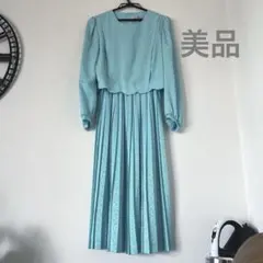 美品　ドレスワンピース　衣装　レトロワンピース　ヴィンテージドレス　古着