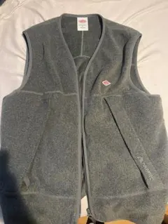 DANTON グレー ベスト ポリエステル