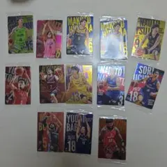 Bリーグ B.LEAGUE ウエハース 比江島慎 富樫勇樹 など13枚セットのサムネイル