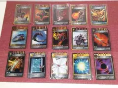仮面ライダー龍騎　アドベントカード　当時物　15個セット