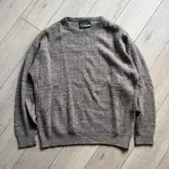 lake land グレー クルーネックセーター