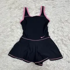NIKE ナイキ　キッズ　水着　130cm ブラック×ピンク