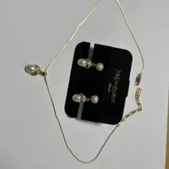 Yves Saint Laurent ネックレスとイヤリングセット