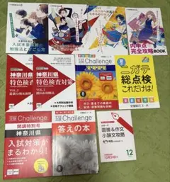 神奈川県 高校入試対策 参考書セット 進研ゼミ