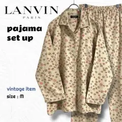LANVIN パジャマ セットアップ / 花柄 シャツ パンツ ランバン 古着のサムネイル