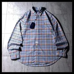 新品 ラルフローレン BD オックスフォード シャツ 長袖 チェック ポニー刺繍