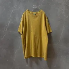Good On グッドオン ピグメントダイ Tシャツ XL マスタード