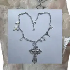 フェアリーグランジ　ウィッシュコア　クロス　十字架　y2k チェーン　ネックレス