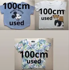 キッズ 半袖Tシャツ 3枚セット 100cmのサムネイル