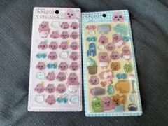 おぱんちゅうさぎ　りったいシール　2点セット