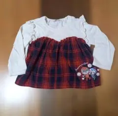 アンパンマン　ドキンちゃん　コキンちゃん　長袖Tシャツ　ロンティー　90　薄手