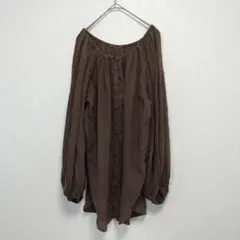 美品♡ドゥーズィエムクラス リネン ギャザー ボリュームスリーブ シャツのサムネイル
