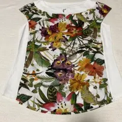 NARACAMICIE ノースリーブ 花柄カットソー　　専用ですのサムネイル