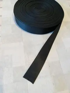 カバンテープ　30mm　５ｍ　アクリルテープ　黒　ブラック