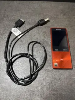 Sony ウォークマン NW-A25 赤 本体とUSBケーブル