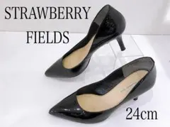 STRAWBERRY FIELDS　パンプス　ヒール　24.0cm