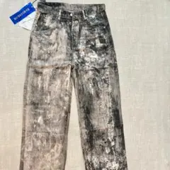 【XLサイズ】リアルツリー柄 カモ柄 ワイドパンツ デニム