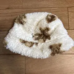 ジェラートピケ　クマ柄帽子のサムネイル