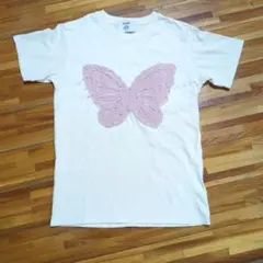 jouetie 蝶の刺繍 Tシャツのサムネイル