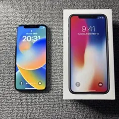 iPhoneX スペースグレー 64GB 箱あり